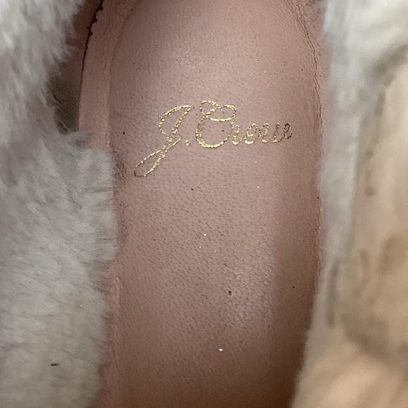 J Crew Gold Metallic Faux Fur Winter Boots AE 998 - Picture 13 of 15